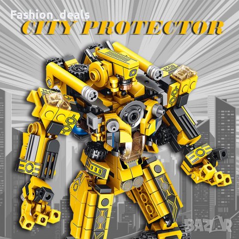 Нова играчка за деца 6+ години Строителни блокове кола робот 573 части, снимка 5 - Образователни игри - 36780323