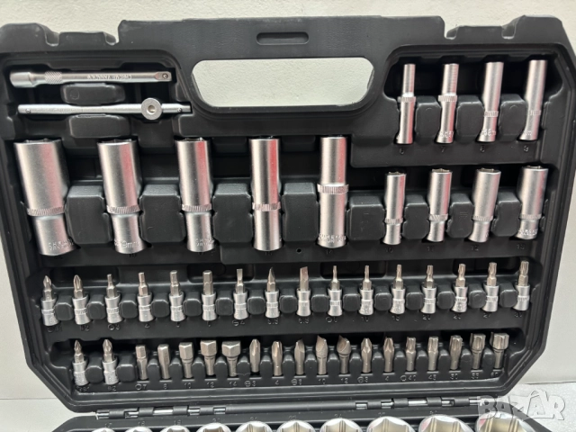 НОВ! Професионален комплект/Гедоре TOOLS 108 Части, снимка 3 - Гедорета - 52802780