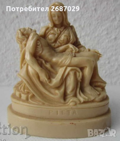 2 бр.  ПИЕТА  фигура, пластика, статуетка Исус Религия Микеланджело, снимка 10 - Статуетки - 28949493