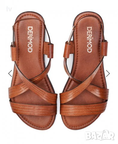 Дамски сандали от естествена кожа DERIMOD 