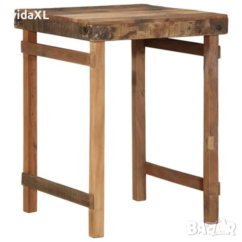 vidaXL Трапезна маса Кафяво 60 x 55 x 76 см（SKU: 4019618）, снимка 2 - Маси - 53364020