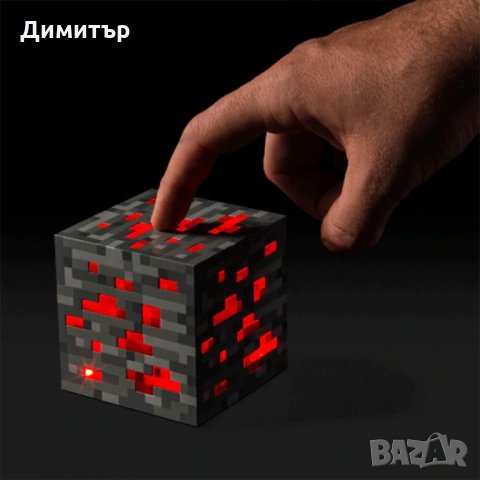 Майнкрафт лампа Minecraft играчка Маинкрафт игра нощна лампа тъч, снимка 4 - Детски нощни лампи - 32566376