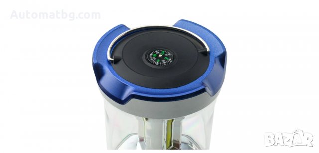 Фенер с лед светлина и компас Automat, снимка 3 - Соларни лампи - 33317849