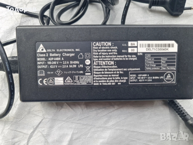 Зарядно устройство за електрически велосипед колело TREK FX+2 42 V, снимка 2 - Велосипеди - 52186256