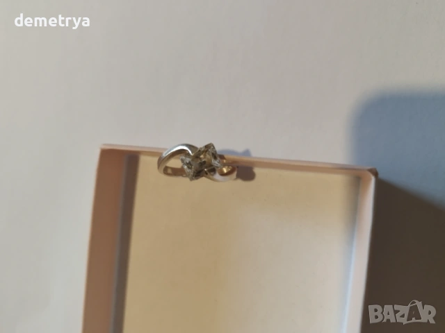 Сребърни пръстени и медальон кръстче със седеф, снимка 2 - Пръстени - 53286014