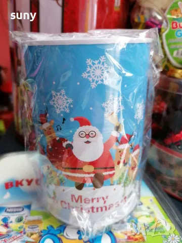 Метална коледна касичка , снимка 1