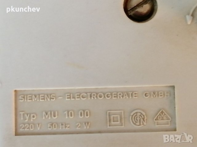 Електромеханичен часовник SIEMENS , снимка 5 - Колекции - 33657113