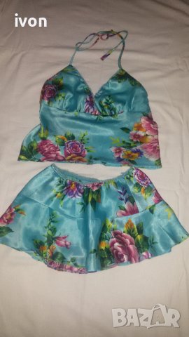 сатенен коплект