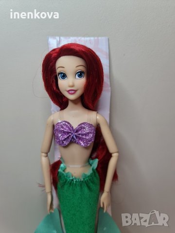 Оригинална кукла Ариел "Малката русалка"
Дисни 
Нова, без кутия., снимка 13 - Кукли - 43718527