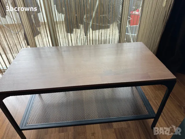 Метална с дървен плот, снимка 3 - Маси - 50178248