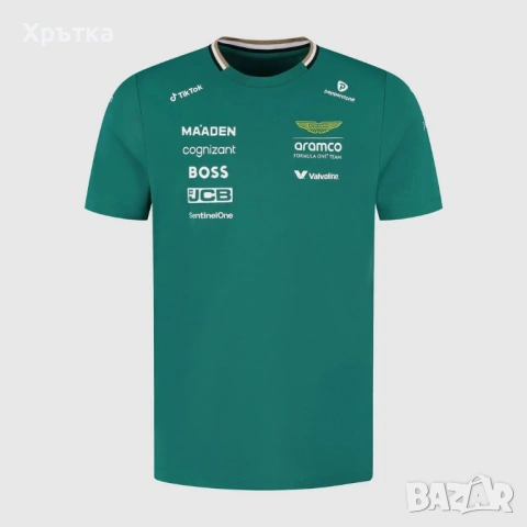 Aston Martin x Hugo Boss F1 Team T-Shirt - Оригинална мъжка тениска, снимка 2 - Тениски - 53477763