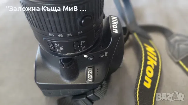 Фотоапарат Nikon D3200+Обектив 18-55 мм , снимка 3 - Фотоапарати - 48983183