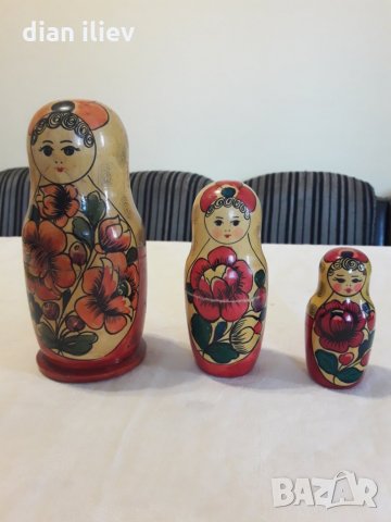 Стари руски матрьошки, снимка 2 - Колекции - 27389566