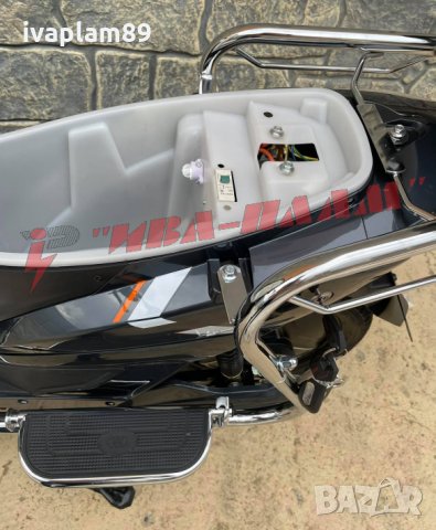 Електрически Скутер 1600W,60V,20aH+Управление като Велосипед+ЛИЗИНГ+Документи за регистрация , снимка 16 - Мотоциклети и мототехника - 33106514