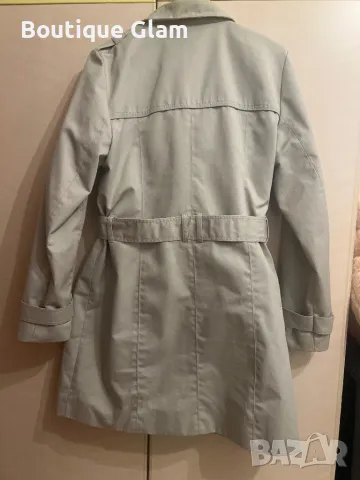 Сив шлифер tex, снимка 2 - Палта, манта - 49872302