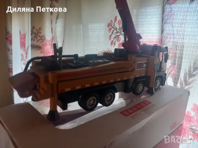 Бетон помпа играчка , снимка 2 - Коли, камиони, мотори, писти - 48159584