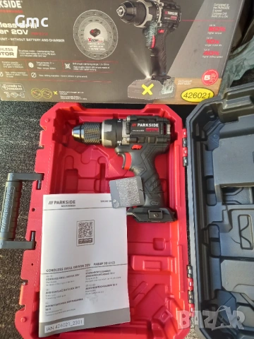 Винтоверт Parkside PABSP 20 LI C3 60Nm., снимка 2 - Винтоверти - 53054779