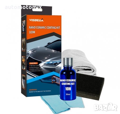 ТЕЧНО СТЪКЛО VISBELLA,Нанокерамично защитно покритие за автомобил - 50262