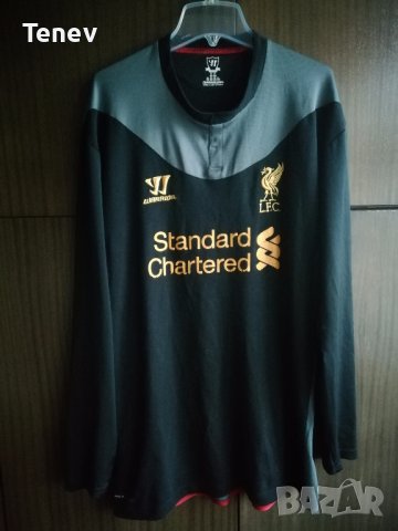 Liverpool Warrior оригинална тениска фланелка XXL 2XL Ливърпул дълъг ръкав 2012/2013 Away 