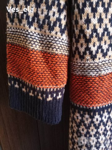 цветна туника плетиво , снимка 3 - Блузи с дълъг ръкав и пуловери - 27599166