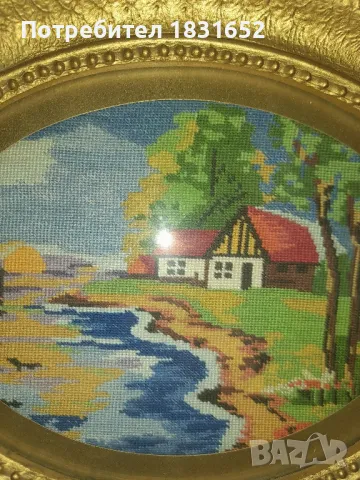 Стар гоблен, снимка 6 - Гоблени - 48757808