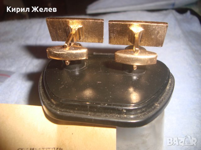 СТАРИ ПОЗЛАТЕНИ БУТОНЕЛИ - ТРАКИЙСКО ТВОРЧЕСТВО Пловдив РЕТРО КОПЧЕТА с КУТИЙКА и ДОКУМЕНТ 12449, снимка 3 - Антикварни и старинни предмети - 37590430