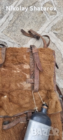 Стара военна раница , снимка 2 - Антикварни и старинни предмети - 51703442