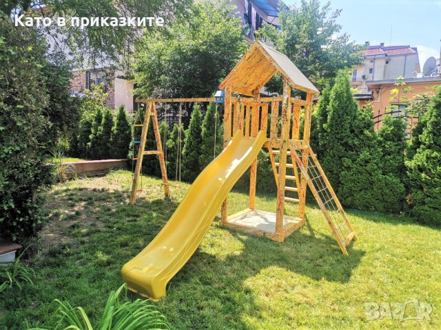 Детска дървена площадка, Детски кът на открито, Съоръжение за игра, снимка 7 - Други - 40508299