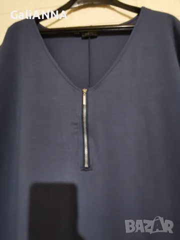 СТРАХОТНА ТУНИКА С ЦИП 3XL-5XL, снимка 5 - Туники - 50338585