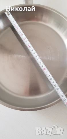 професионален стоманен тиган Stainbach, снимка 2 - Съдове за готвене - 51015262