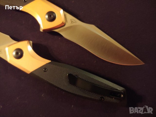 Kizer Grazioso - страхотен флипер с N690, Copper и G10 , снимка 10 - Ножове - 38185924