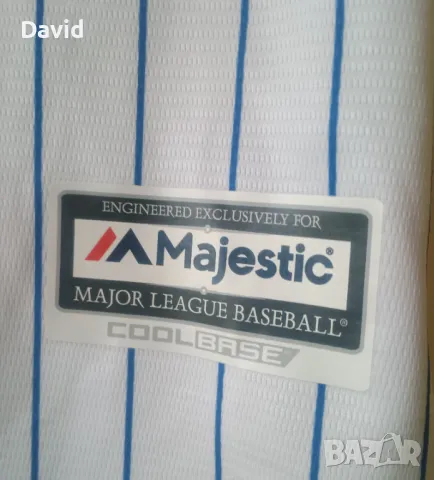 MBL оригинално джърси Chicago Cubs x Kris Bryant Majestic Vintage 00s, снимка 3 - Бейзбол - 50325133