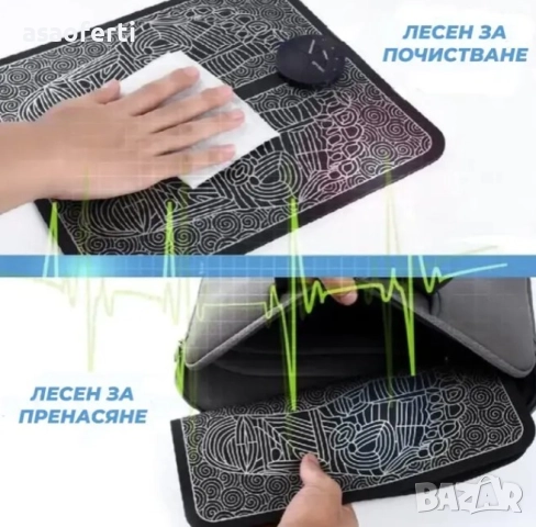 ⚡ EMS Масажор за Крака с Пулс Терапия – Релакс, Стимулация и Подобрено Кръвообращение, снимка 4 - Масажори - 52552072