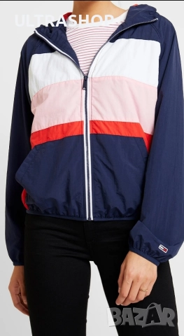 TOMMY Jeans Дамска ветровка S size в отлично състояние, снимка 3 - Спортни екипи - 52940948