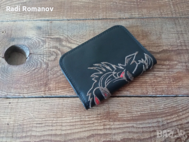 Мъжки кожен портфейл, ловен аксесоар , снимка 3 - Екипировка - 52028523