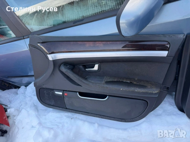 салон седалки перфорирани audi s8 a8 d3 5.2 450hp facelift 2009г цена 370 евро за всичко - задни пер, снимка 9 - Части - 53557846