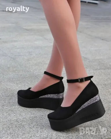 Обувки на платформа, снимка 2 - Дамски елегантни обувки - 49468137