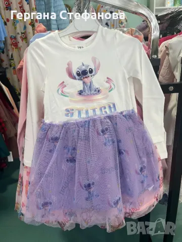 Рокля Стич Размери-3/4г.4/5г.5/6г.6/7г.7/8г. Цена-32 лв, снимка 2 - Детски рокли и поли - 49190653