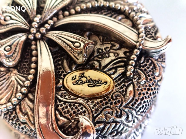 Прекрасна Дизайнерска Кутия За Бижута "Bergers", снимка 3 - Антикварни и старинни предмети - 51223090