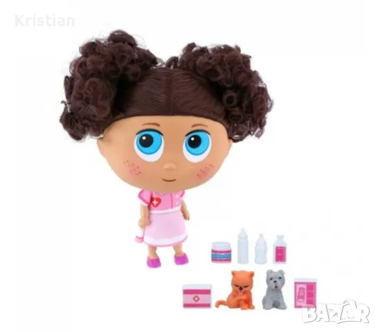 Детска кукла с аксесоари - учител, доктор и зоо магазин EDDY TOYS