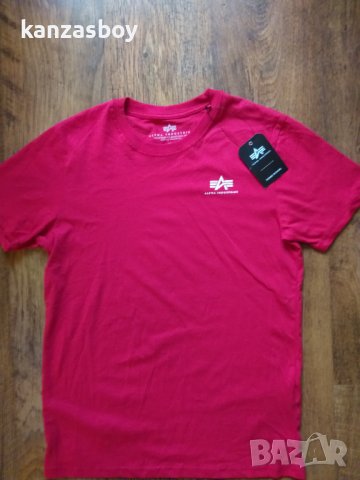 alpha industries 188505/328 speed red - страхотна мъжка тениска НОВА, снимка 5 - Тениски - 40251408