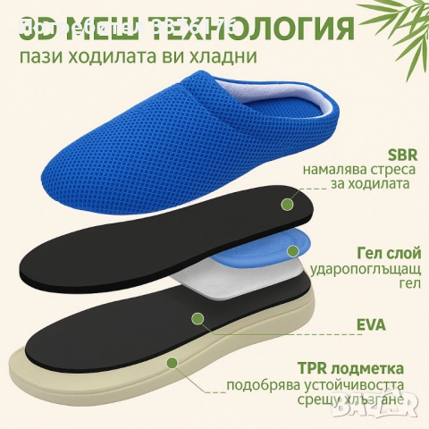 Ортопедични гел чехли , снимка 2 - Чехли - 51644191