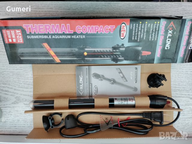 Нагревател за аквариуми 200W 