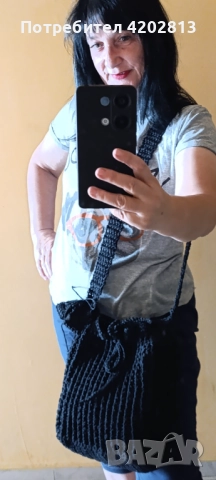 Ръчна изработка ранички и чанти , плетени на една кука , снимка 5 - Чанти - 51585090