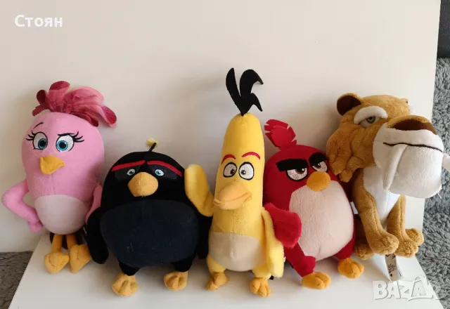 Нови плюшени играчки Енгри Бърдс и Ледена епоха