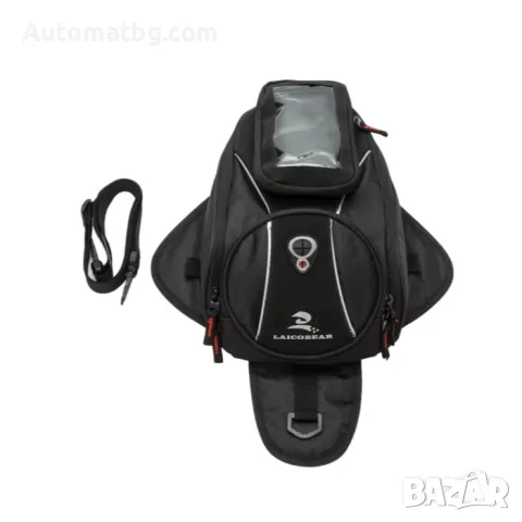 Мото чанта Automat, С отделение за телефон, 32 x 15см, 1008, Черен, снимка 3 - Аксесоари и консумативи - 49296879