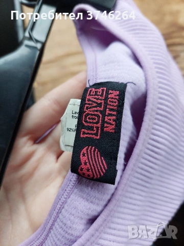 Лилав потник / топ, снимка 3 - Потници - 53178005