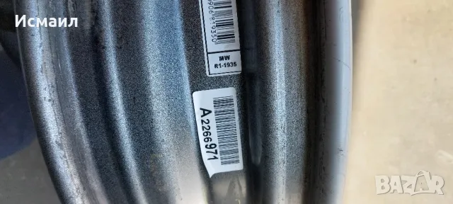 Железни джанта за Smart Fortwo, Forfour 15ц, снимка 6 - Гуми и джанти - 49973981