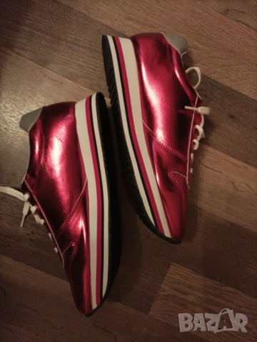 Нови червени маратонки, снимка 4 - Маратонки - 52845694