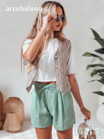 Дамски къси панталони RELAX TIME, 4цвята , снимка 6 - Къси панталони и бермуди - 50668615